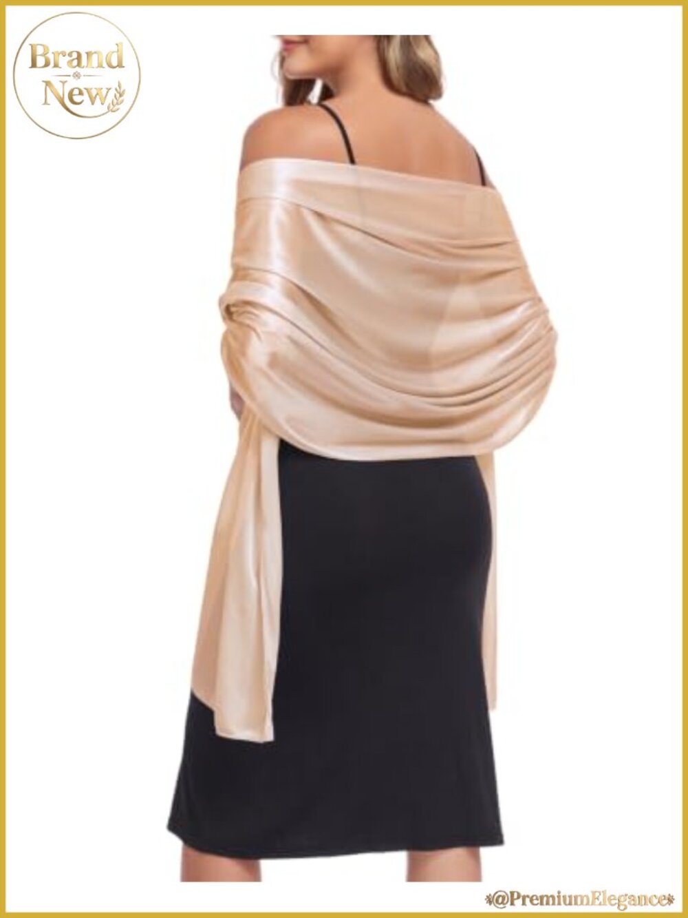 Oversized Pashmina Shawl Wrap for Evening Dresses 100% Polyester